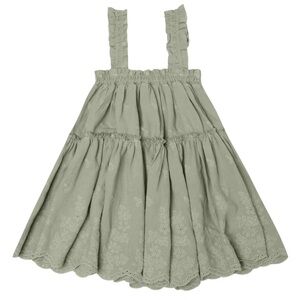Rylee + Cru Green Kids Casual Dress